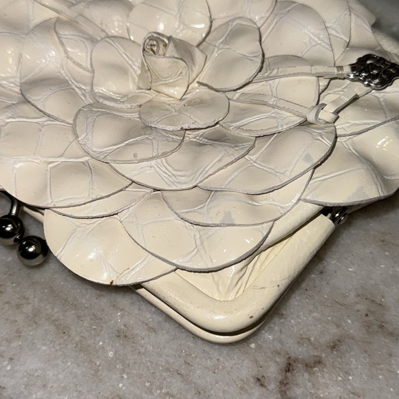 Brighton Creme Rosalie 3D Flower MINI Clutch Shoulder Bag - Picture 13 of 13